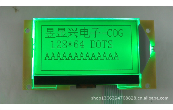 Graphic dot matrix LCD screen